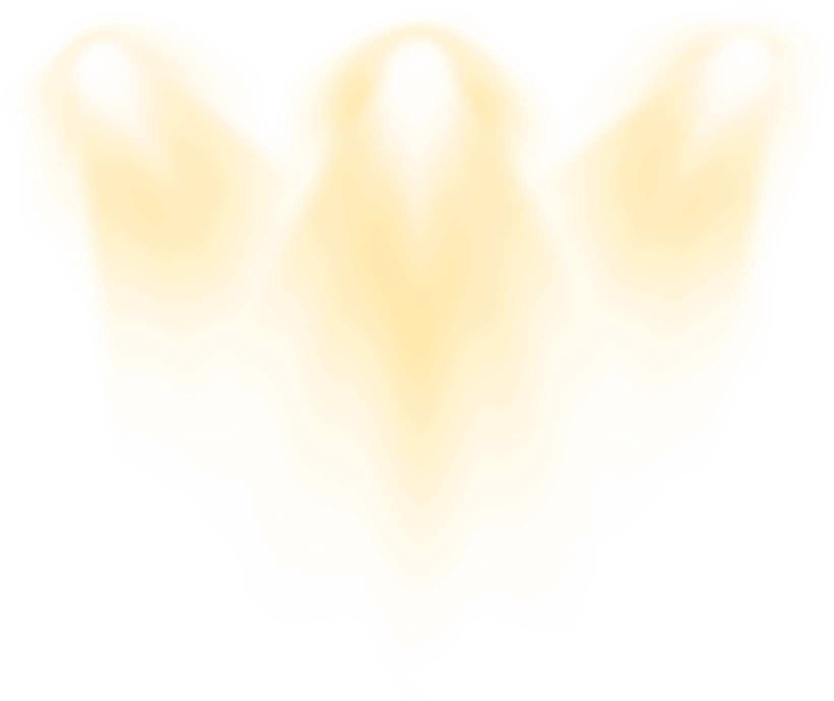 Bright yellow spotlight